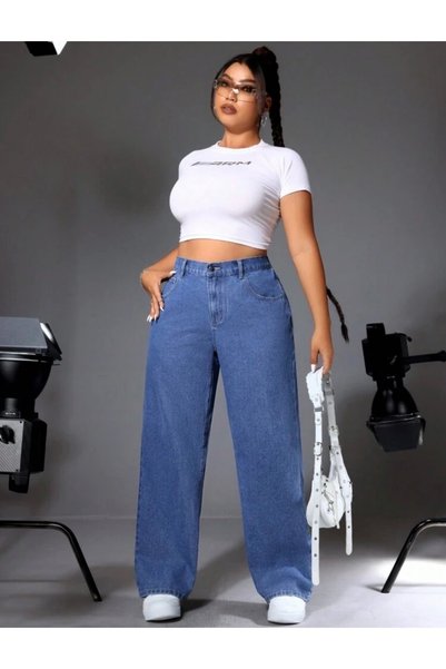 GERONİS Plus Size Jeans Pants