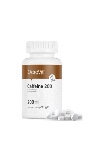 Ostrovit PHARMA Caffeine 200 - Supliment cu Cafeină, 200 tablete