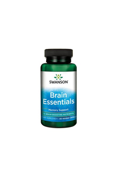SWANSON Brain Essentials - Supliment din Plante, 60 capsule vegetale