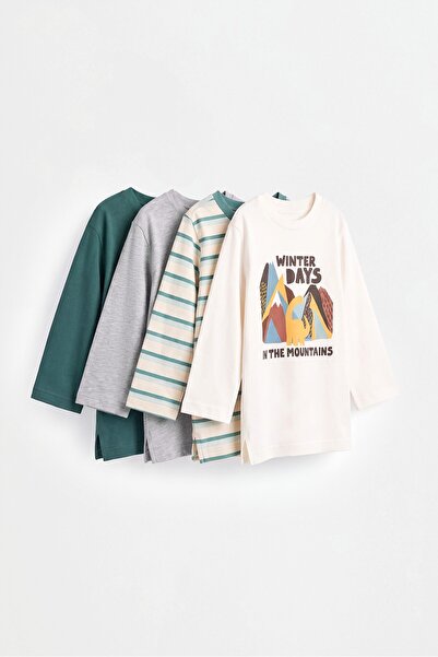 LEFTIES ERKEK ÇOCUK & BEBEK 4'lü karma t-shirt Pack