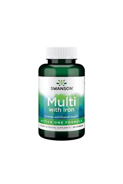 SWANSON Multi with Iron - Active One Formula - Multivitamine și Minerale, 90 ...