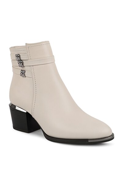 Libero Women's Boots L065.425K Beige Genuine Antique Leather with Side Double...