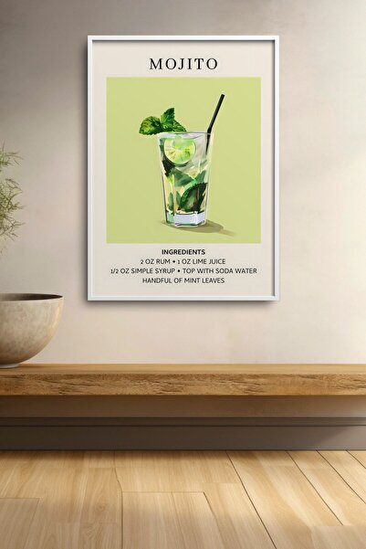HOMEPACK Recept za koktel mojito, slika u zelenom okviru sa pistacijama, post...