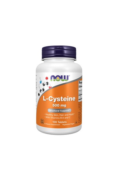 Now L-Cysteine 500mg - N-Acetil Cisteină, 100 tablete