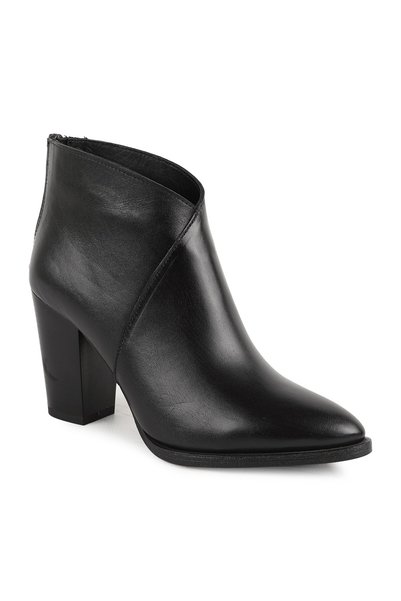 Libero Women's Boots L068.4461 Black Genuine Antique Leather Double-Breasted ...