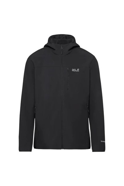 Jack Wolfskin A66308 Wild Winds Hooded Jacket Black