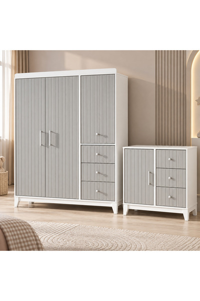 Cozibo Nirvana MDF Dolap Şifonyer Modern Tasarım Çekmeceli Gardırop Çocuk ve ...