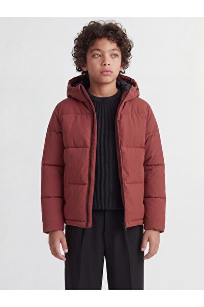 Jack & Jones Πουπουλένιο μπουφάν για αγόρια, με κουκούλα, κανονική εφαρμογή, ...