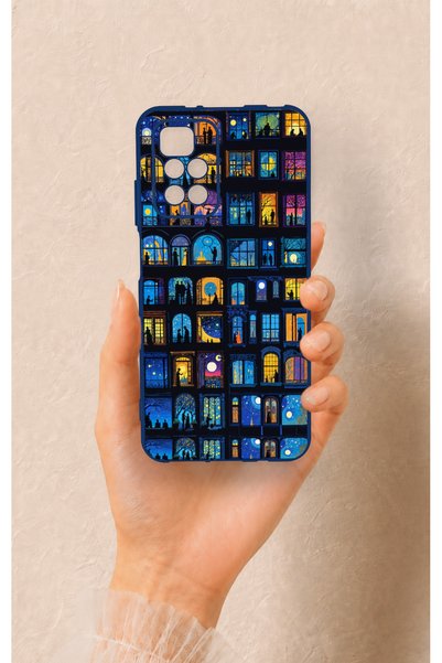 Vip Case Redmi 10 2022 Compatible Night City Stories Patterned Silicone Case