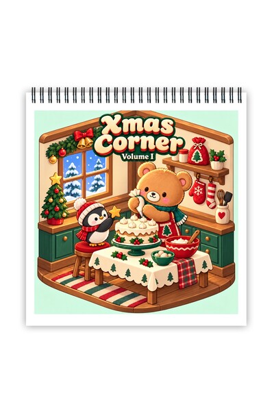 Legendary Gifts Carte de colorat, 50 de ilustrații Xmas Corner - Volumul I, 1...