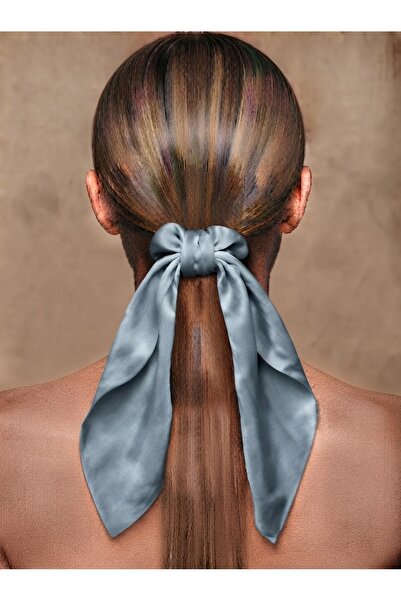 LİNACO Bowknot Ribbon Hair Clip - Long Bow Elastic Hair Clip