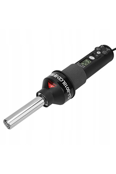 NO BRAND Pistol cu aer cald digital, unealtă de sudură cu 4 duze