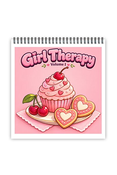 Legendary Gifts Carte de colorat, 40 de ilustrații Girl Therapy - Volumul I, ...