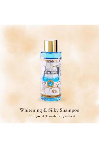 PinkPawPal Whitening & Silky Shampoo - Șampon pentru albirea și netezirea blă...