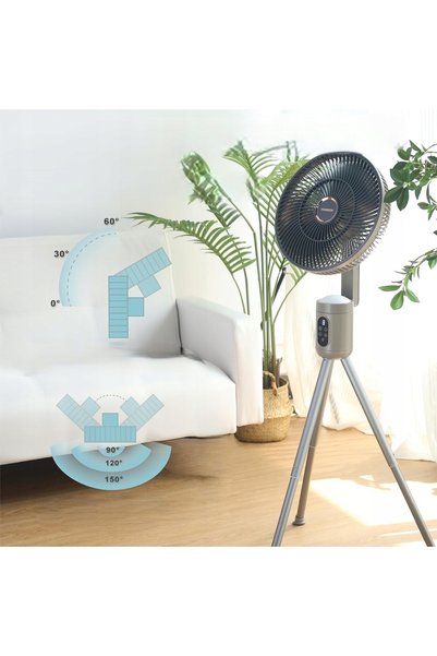 NO BRAND Ventilator wireless YOKEKON cu lumină 37 inci J255