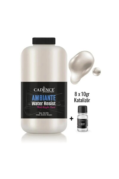 Cadence Boya Ambiante Islak Yüzey Boyası AWM02 Platin Metalik 2000 ml Islak Z...