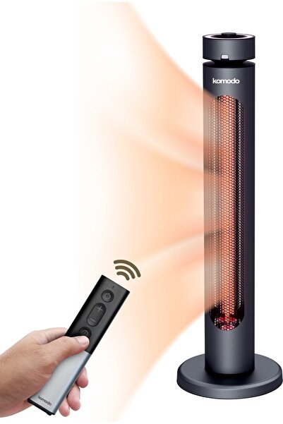 KOMODO Încălzitor cu infraroșu Fuji 2000 W, 20 m², Temporizator, 180 ° IP45 i...