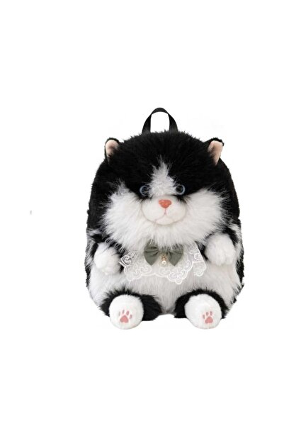 Generic Brand Rucsac de pluș, model Pisică, Realistă