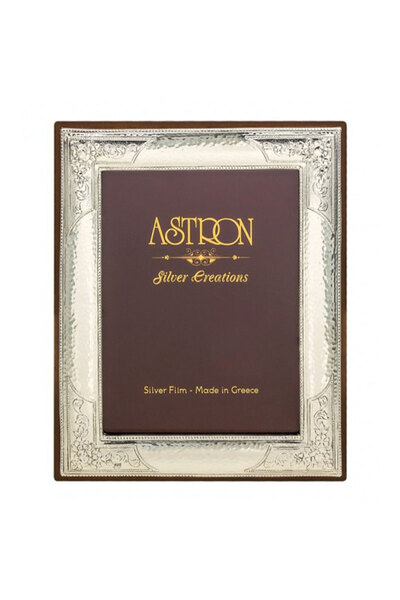 ASTRON Σφυρήλατος σκελετός με σκαλιστά λουλούδια, επιμεταλλωμένος με ασήμι 92...