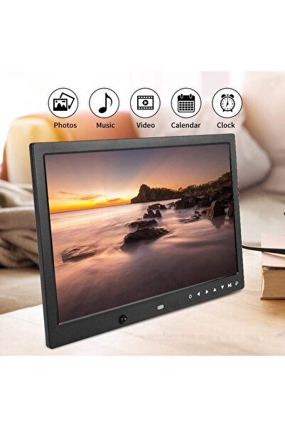 NO BRAND RAMĂ DIGITALĂ DE 13 INCH FULL HD 1280X800 CU REDARE ȘI TELECOMANDĂ R875