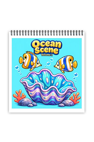 Legendary Gifts Carte de colorat, 50 de ilustrații Ocean Scene - Volumul I, 1...