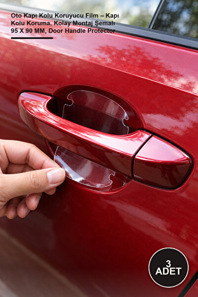 Yenilig 3 Pieces of Auto Door Handle Protective Film – Door Handle Protection...