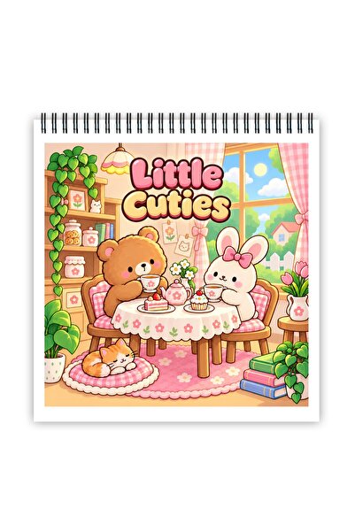 Legendary Gifts Carte de colorat, 42 de ilustrații Little Cuties, 90 pagini, ...