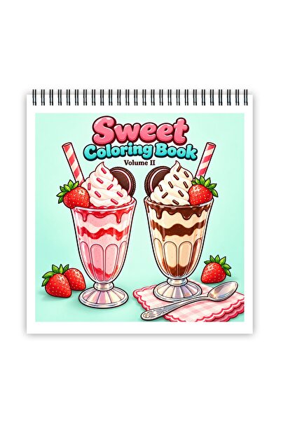 Legendary Gifts Carte de colorat, 45 de ilustrații Sweet Coloring Book - Volu...