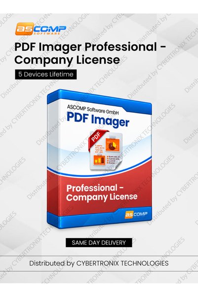 asCOMP SOFTWARE PDF Imager Professional Company License | 5 Devices | Lifetime | Digital License | Same Day Delivery