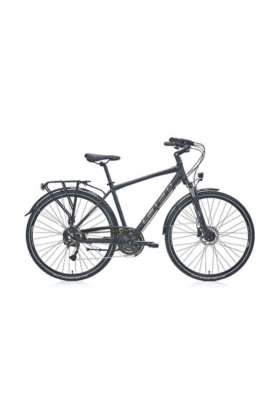 Carraro Elite 906 Cues 18-V HD Şehir Bisikleti - Mat Siyah-Parlak Siyah-Koyu Krom - 52 Cm