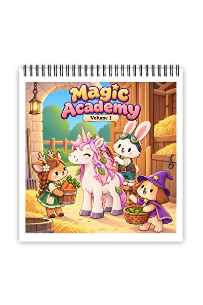 Legendary Gifts Carte de colorat, 50 de ilustrații Magic Academy - Volumul I,...