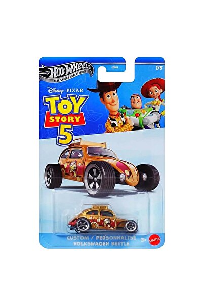 HOT WHEELS سلسلة سيلفر: سيارة فولكس فاجن بيتل المخصصة من ديزني بيكسار توي ستو...