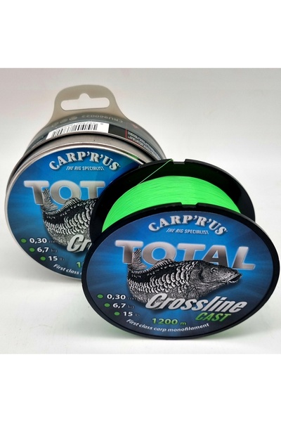 Carp’R’Us Carp'R'Us Fir de pescuit Total Crossline Verde 0.30mm/1200m