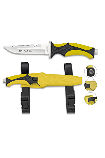 Albainox Μαχαίρι Καταδύσεων Octopus Yellow 32350