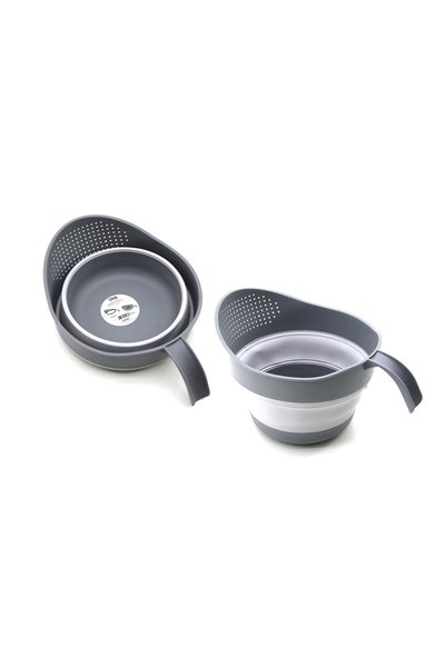 ELİSY Foldable Rice Strainer Gray