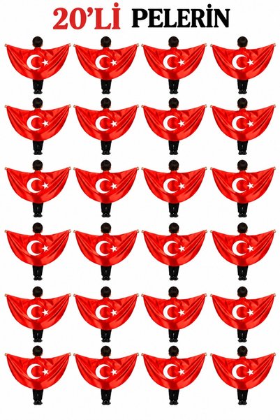 NACAR STYLİSH Yeni Sezon 20'li İlkokul Öğrencileri İçin Türk Bayrağı Baskılı ...