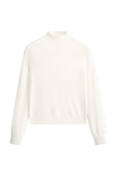 Oysho Fine knit jumper with Perkins neck