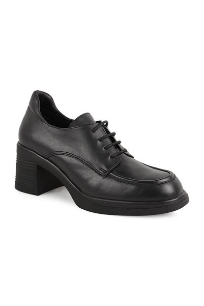 Libero Women's Shoes L031.26108121K Black Genuine Antique Leather Lace-Up Mir...
