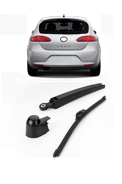 cme parts Seat Leon Mk2 2005-2012 Uyumlu Arka Cam Silecek Kolu Ve Süpürgesi Takım 275MM