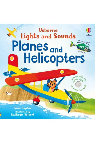 Usborne Carte cu sunete și lumini - Lumini și Sunete Avioane și Elicoptere