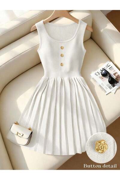 Sheya Rochie mini, alb