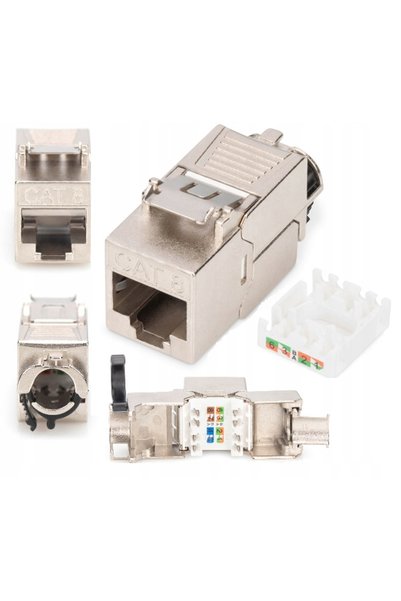 Digitus Modul Keystone RJ45 (8P8C) Cat. 8.1 STP, ecranat, fără unelte