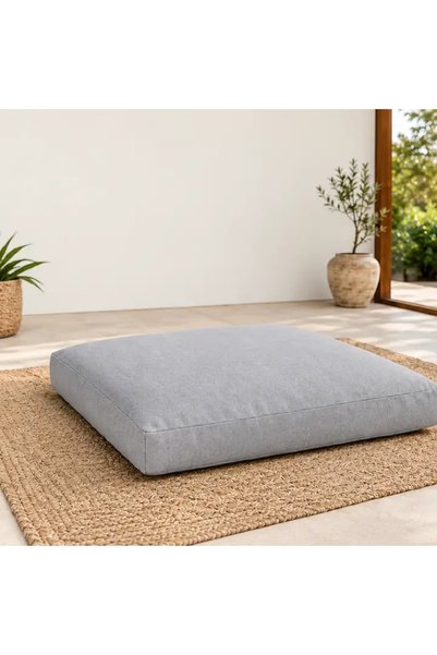 Generic Brand Flat Square Floor Cushion · 60 × 60 × 8 cm |   Gray |   Indoor ...