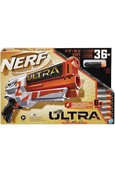Nerf Pistol Ultra Two, cu 6 sageti, motorizat, jucarie baieti 8-12 ani