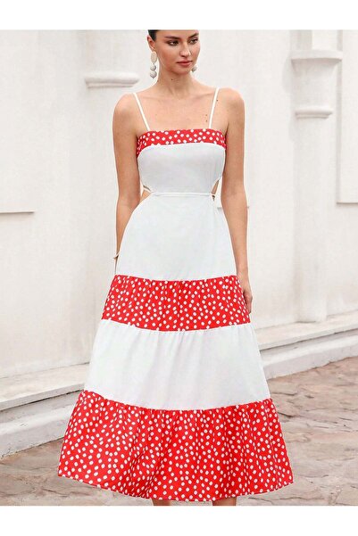 Sheya Rochie midi, mix culori