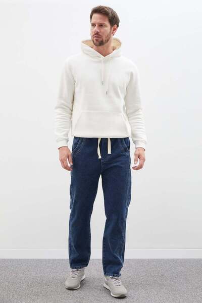 Fulla Moda Rebraste mom jeans pantalone sa vezicama za remen