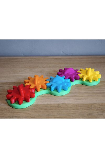 Generic Brand 3D Printing Chainring Gear Wheel Strip - Colorful 5-Piece Gear ...