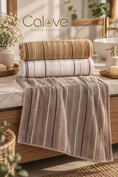 calove Set de 3 prosoape pentru mâini și față Sera 50x90 cm – Prosoape moi, a...