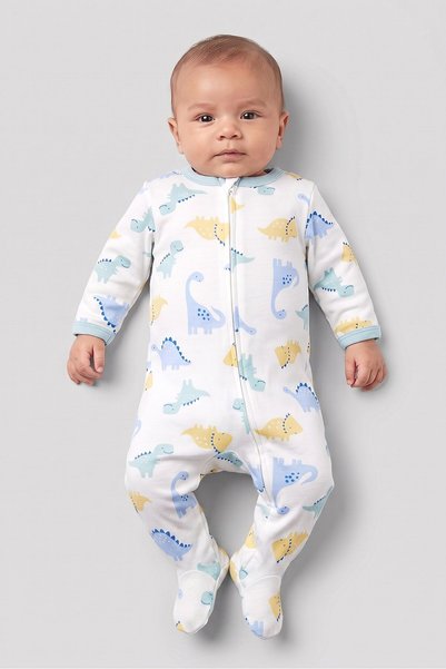 Baby Views Toddlers Boy Allover Print Bodysuit, Multicolor