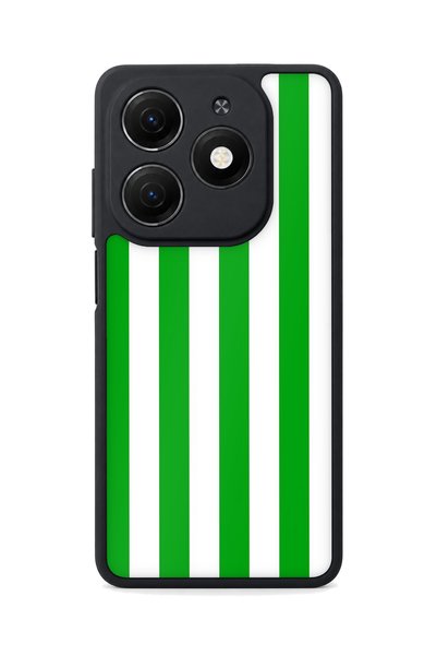 TECNO Spark 20 Compatible Printed, Matte Black, Soft Silicone, Protective, Sh...